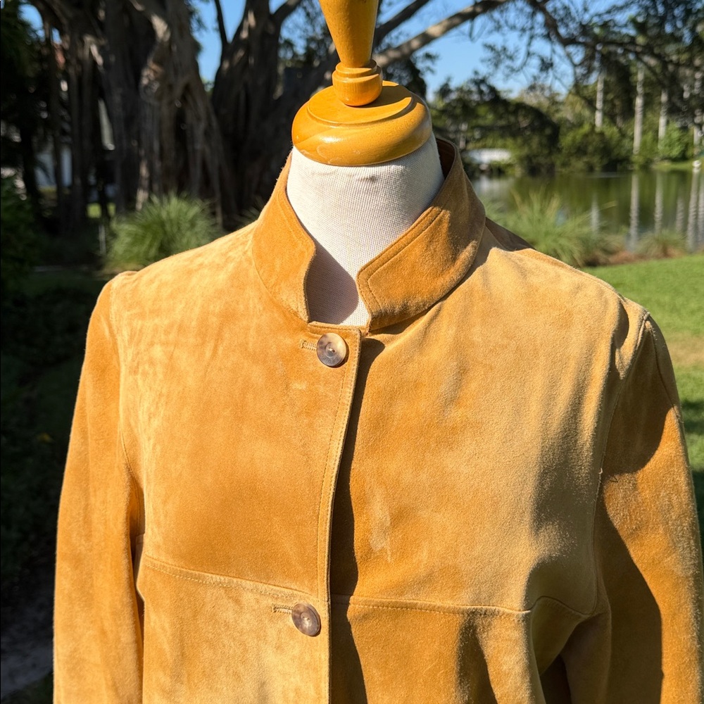 Loro Piana Camel Suede Leather Jacket - Picture 7 of 13